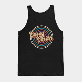 vintage circle line color Corey Smith Tank Top